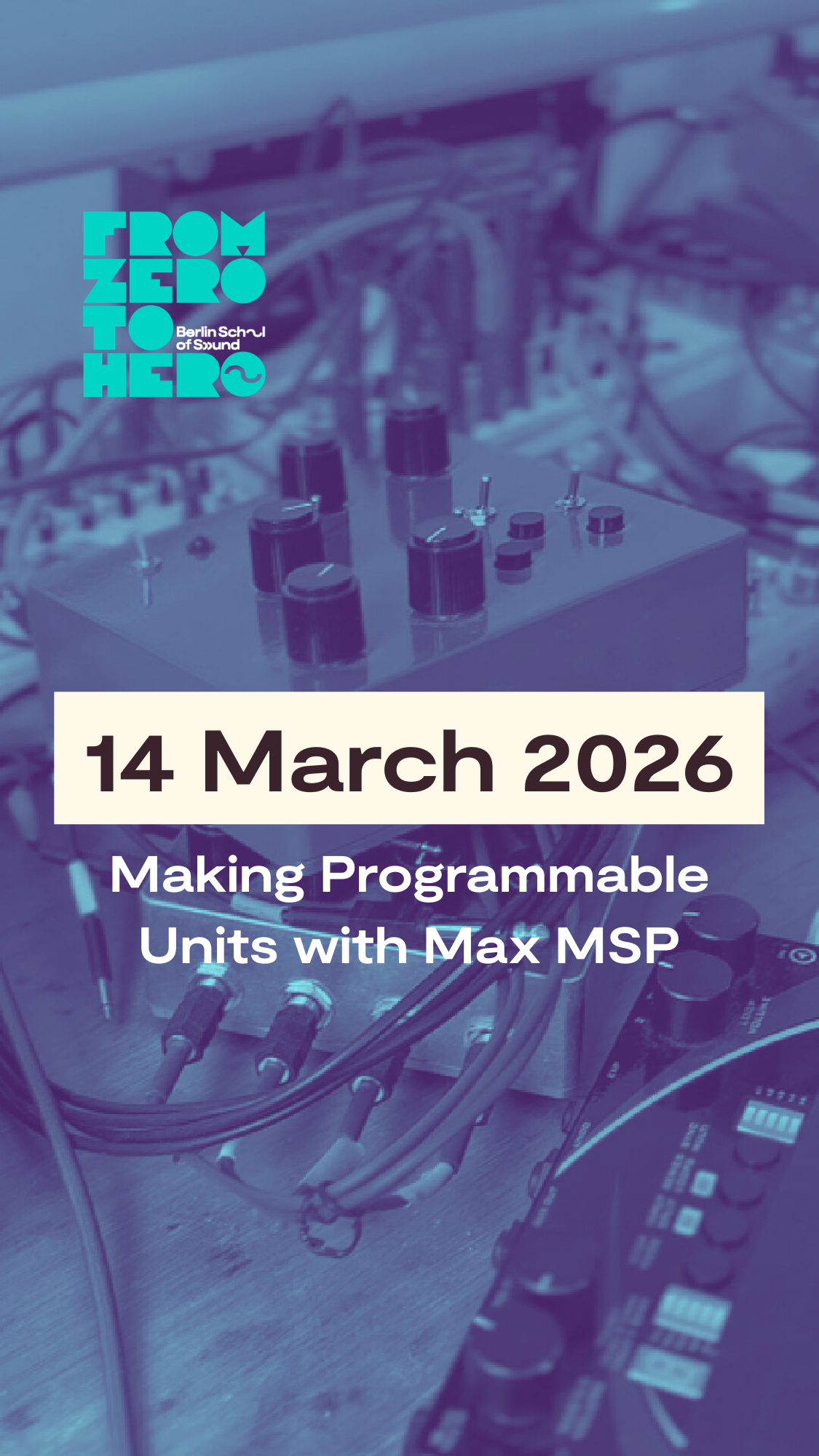 From Zero to Hero // MAX MSP to DSP boards - with Bradley Shirmer