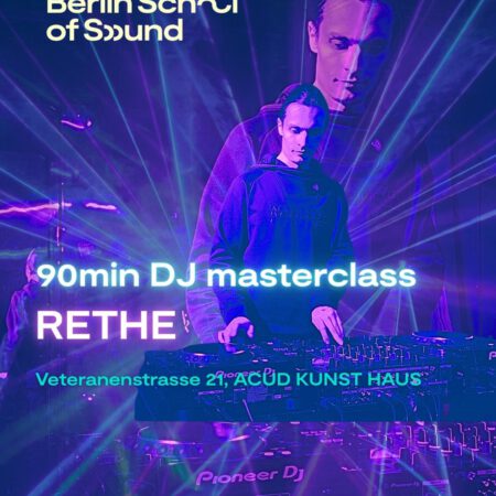 1:1 DJ Lesson with RETHE – 90 Minutes