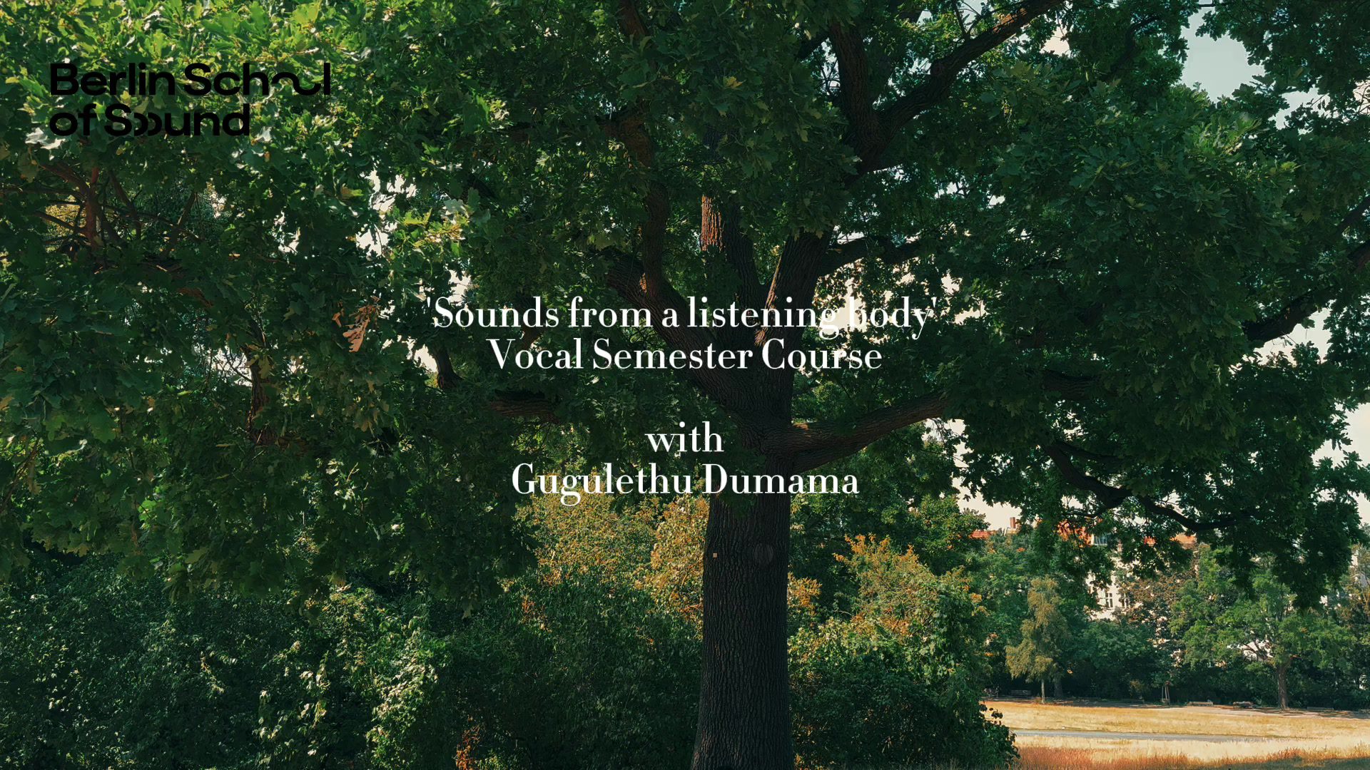 Sounds from a Listening Body