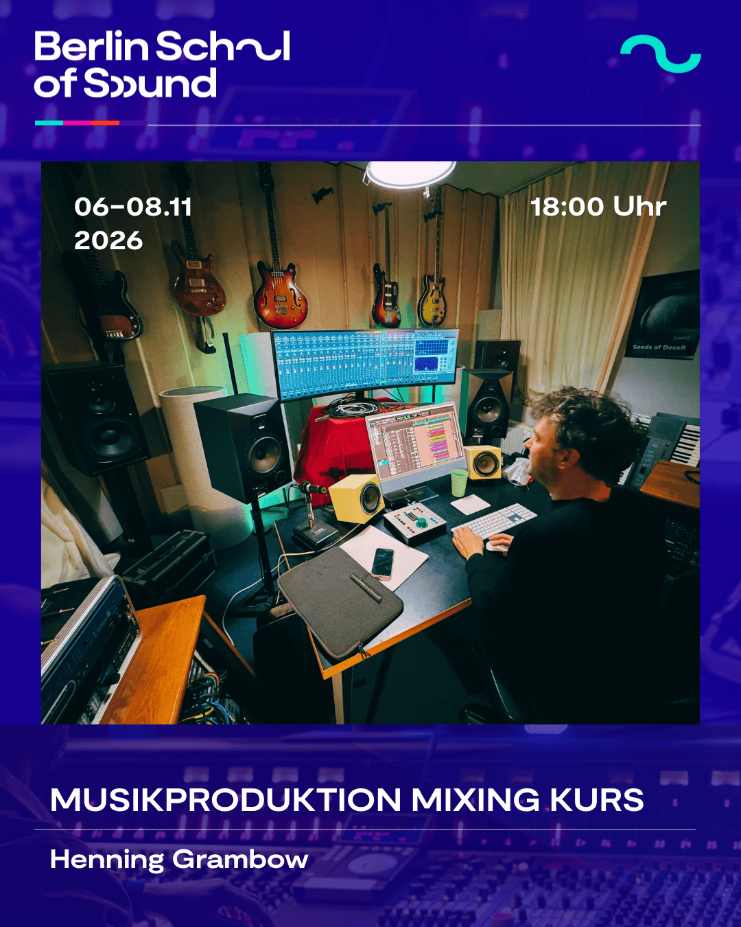 3 Tage Mixing mit Henning Grambow — Onsite in Berlin