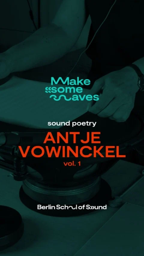 Antje, a renowned artist in the field of sound art and experimental music, guides us through a world where voice, noise, silence, and rhythm create new forms of artistic expression. This is not just a performance, but also an introduction to the techniques and philosophy behind sound poetry.
Join us for the Winter Sound Design & Music Production Course!

We're excited to announce that Antje will be one of our instructors in the upcoming Winter Sound Design & Music Production Course. This is a unique opportunity to learn directly from an experienced artist and deepen your knowledge of experimental approaches to sound and music production.
Find more information about the course and registration on our website.

#SoundPoetry #BerlinSchoolOfSound #SoundArt #WinterCourse #MusicProduction #SoundDesign #ExperimentalMusic #Berlin